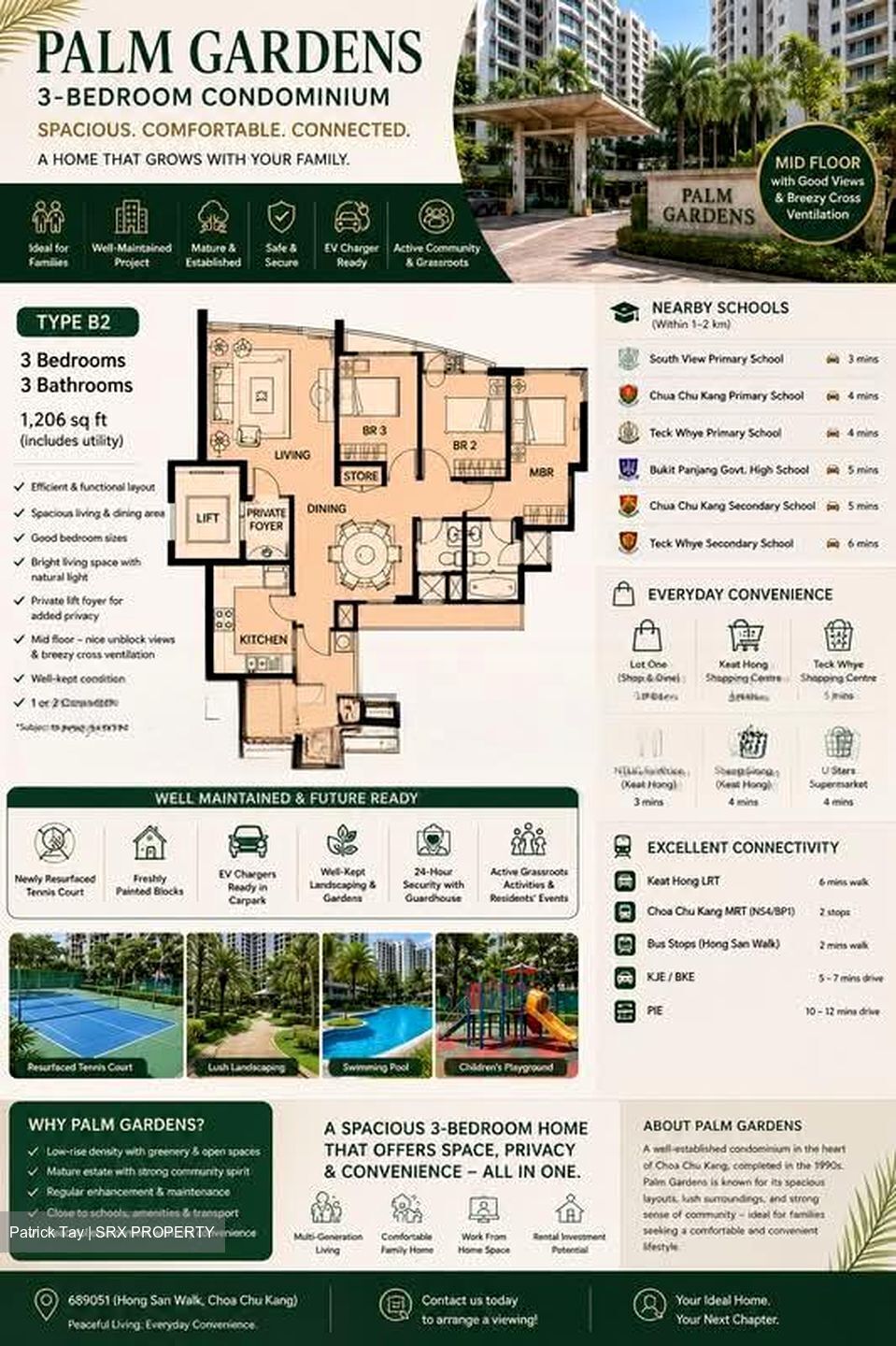Palm Gardens (D23), Condominium #580752901